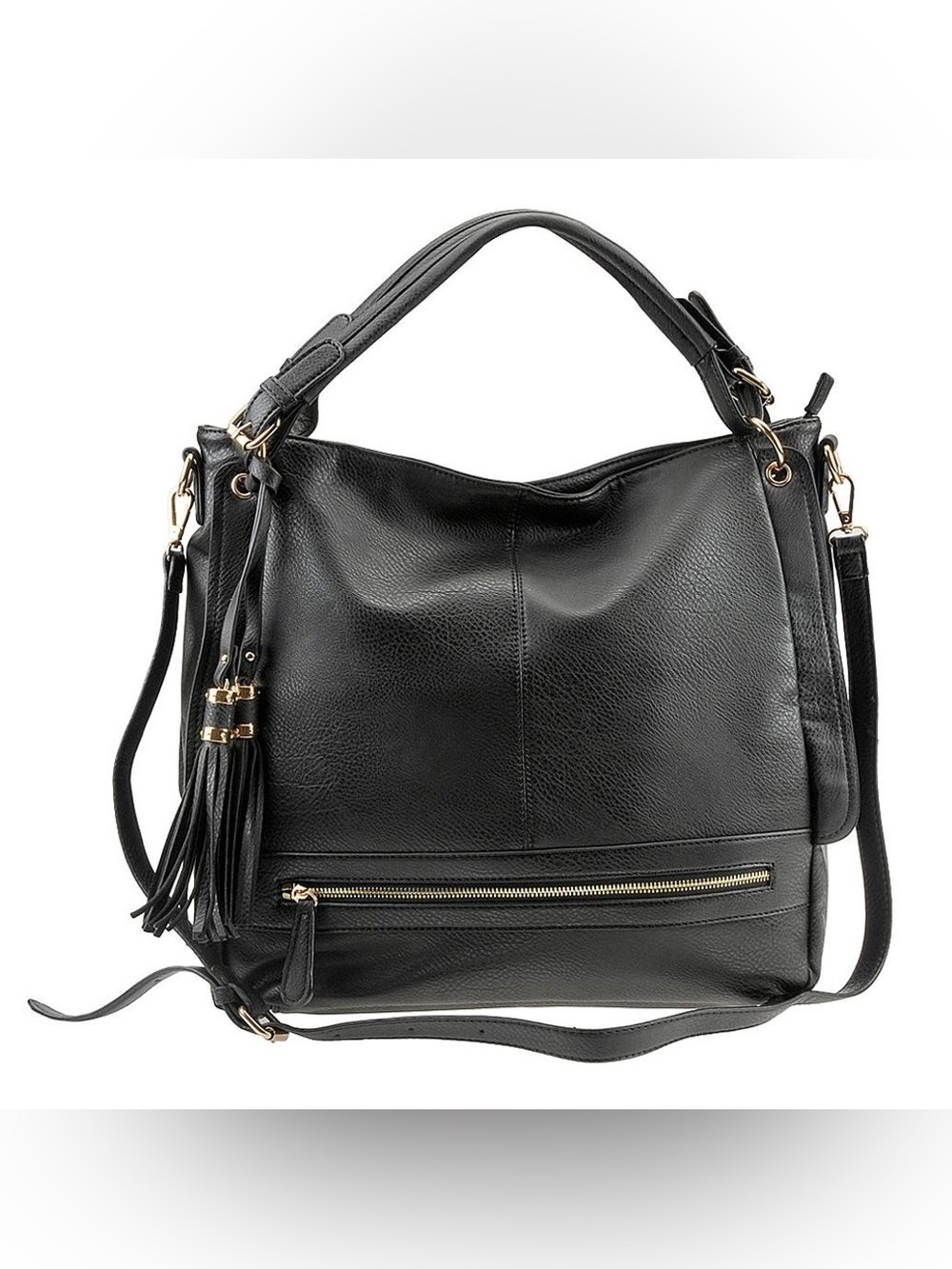 Urban Expressions Finley Hobo Bag in Black BNWT